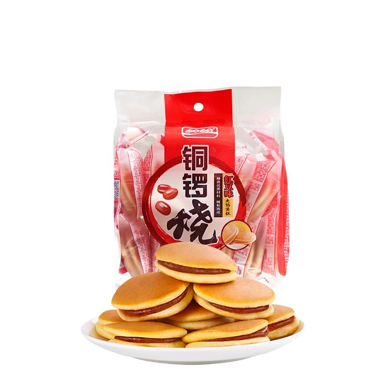 盼盼 铜锣烧红豆味休闲零食早餐夹心蛋糕点整箱礼物和风健康营养即食批发 144g*1袋