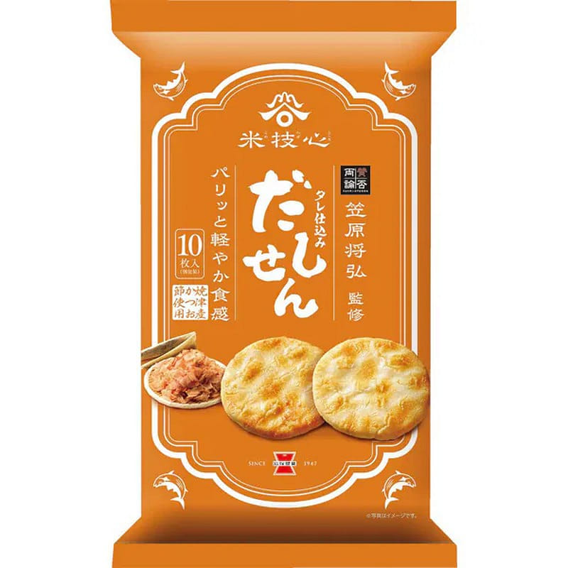 Iwatsuka Seika Sauce Dashi Senbei 10pcs 1 each