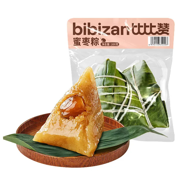 比比赞蜜枣粽手工粽子真空锁鲜糯米端午节400g 400 克