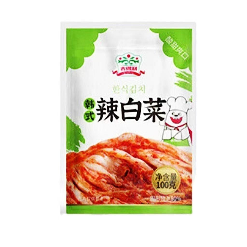 Gideli Korean Spicy Kimchi 100g*1 bag 1 pack