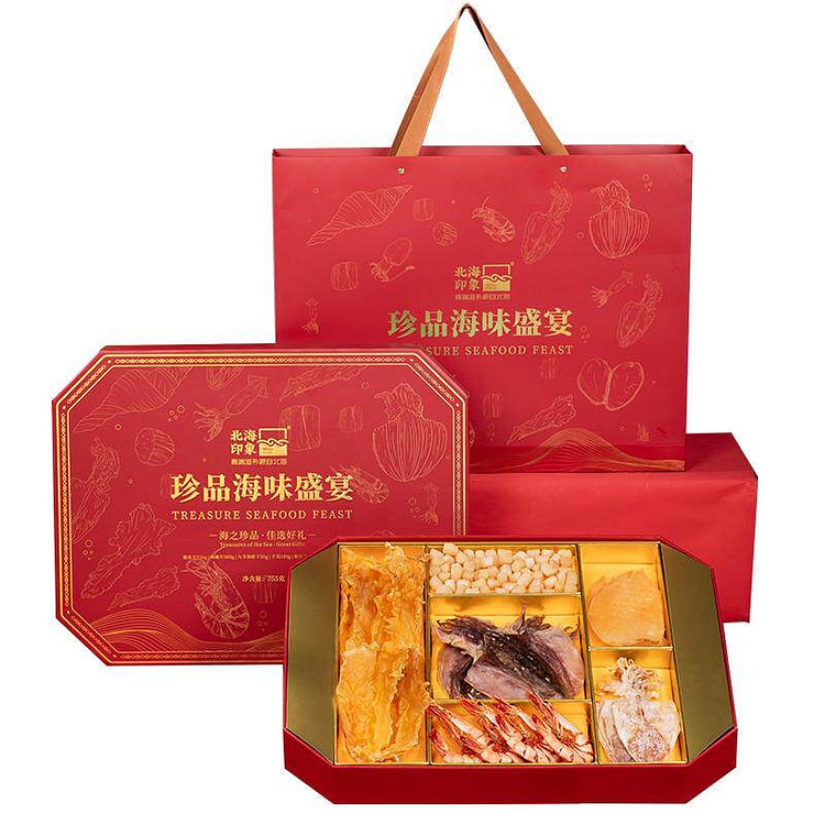 Beihai Impression Seafood Dried Gift Box755g*1bag 250 g