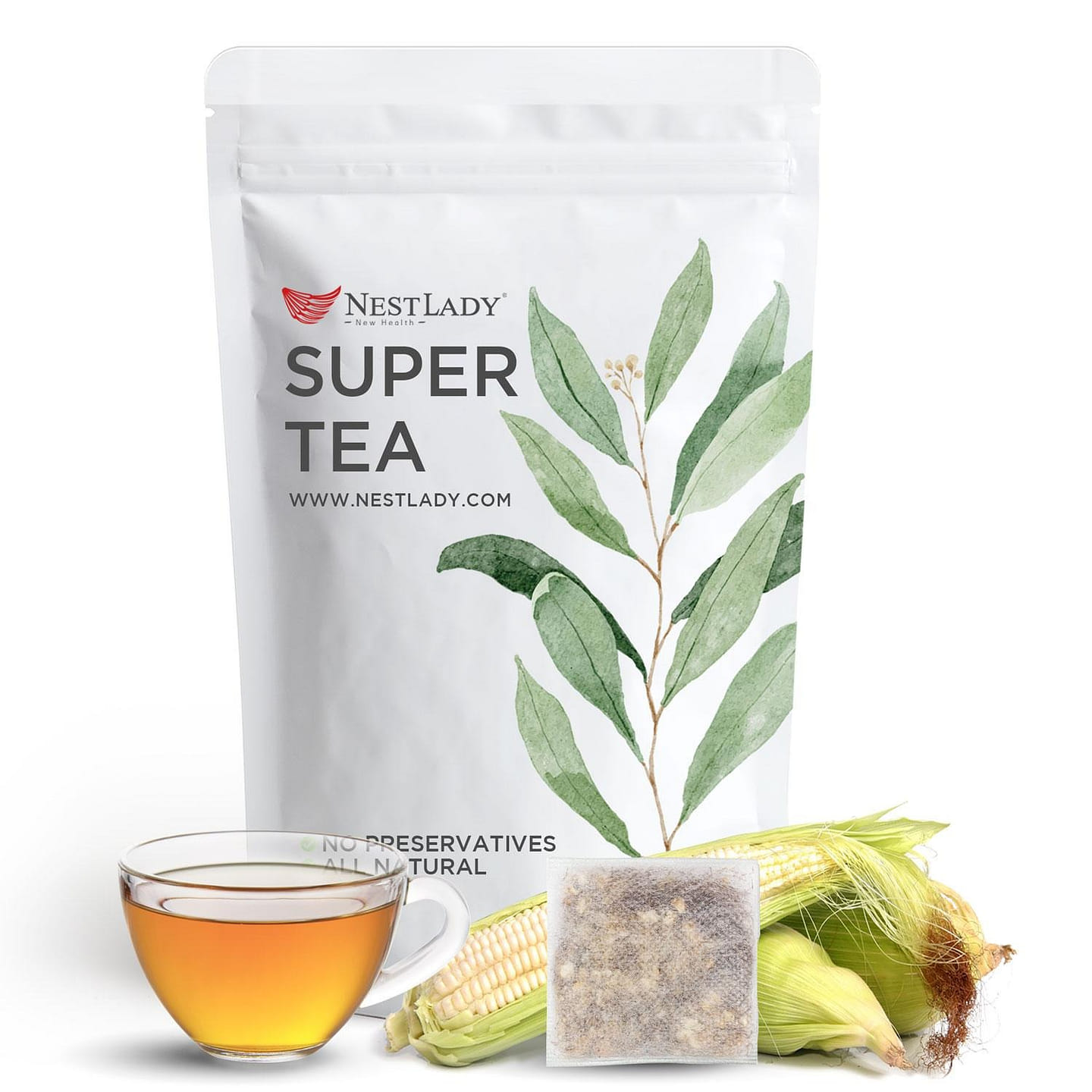 NESTLADY Corn Silk Tea bags 20pcs 1 count
