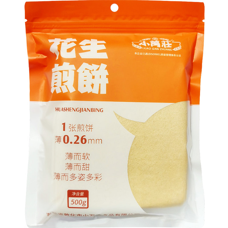 小万庄花生煎饼500g*1袋 500 克