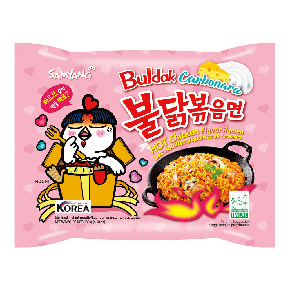 [Samyang] Buldak Carbonara Hot Chicken – 1 count 1 each