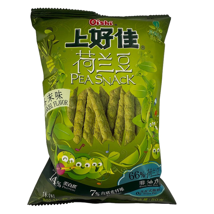 Oishi Snow Peas Wasabi Flavor 50 g