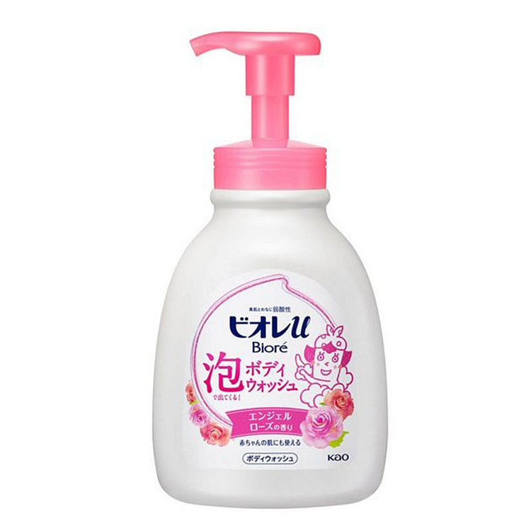花王 碧柔 儿童 泡泡 沐浴露 玫瑰 600ml