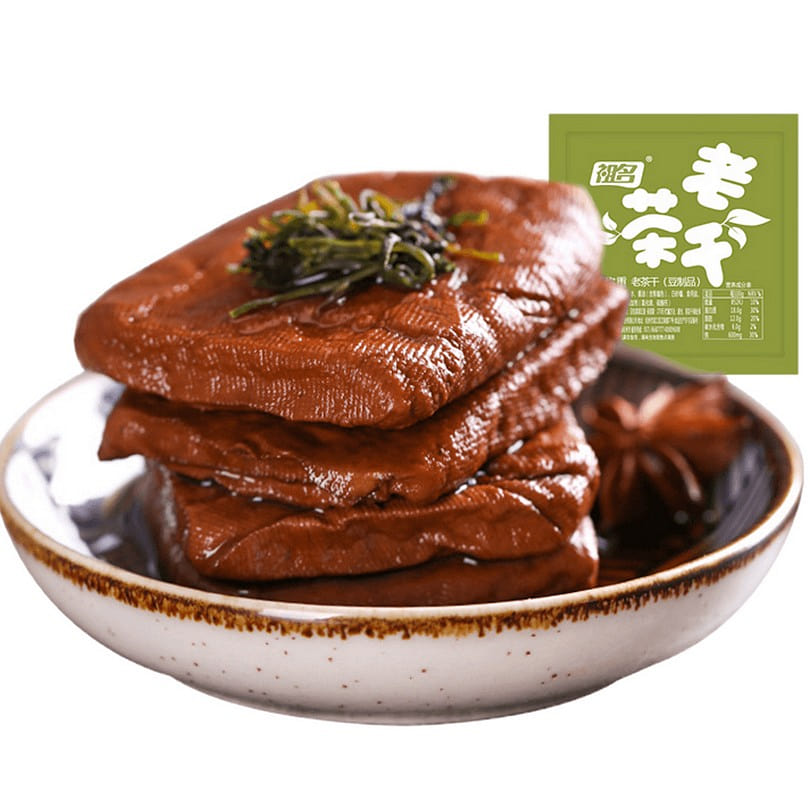 old dried tea, spiced dried tofu 256g 1 pack