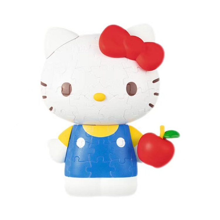 【中国直邮】 FOXTAIL Hello Kitty立体拼图 玩具 卡通 生日礼物 礼品 潮玩 手办-1970s 1个