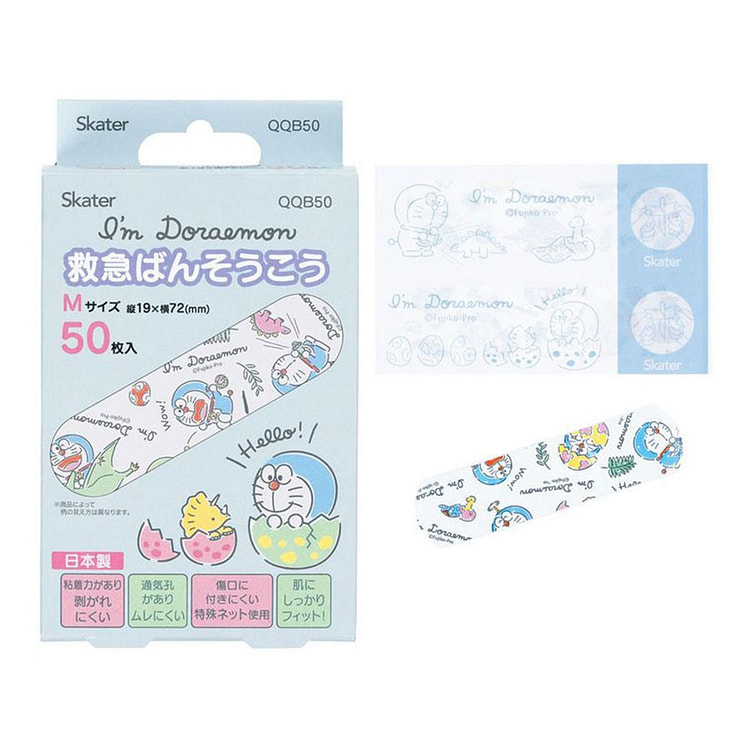 日本 哆啦A梦 急救可爱版 创可贴 M号50枚/