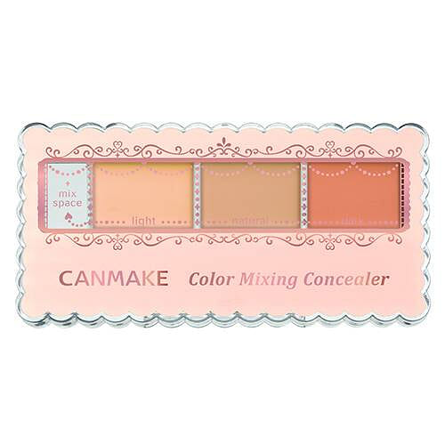 CANMAKE Three-Color Concealer 03 Meter Orange 1 each