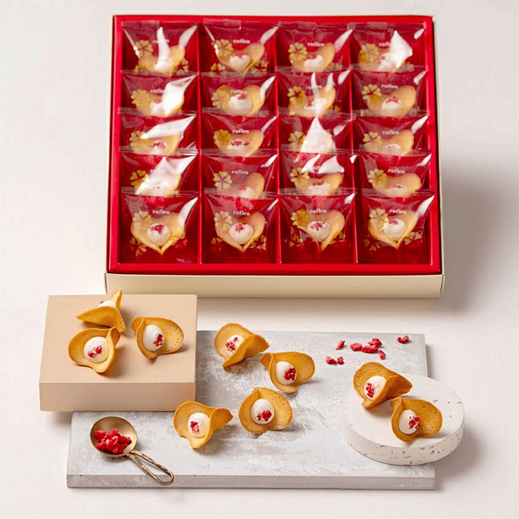 京果子 花朵奶油饼干 香草味 20枚 1 份