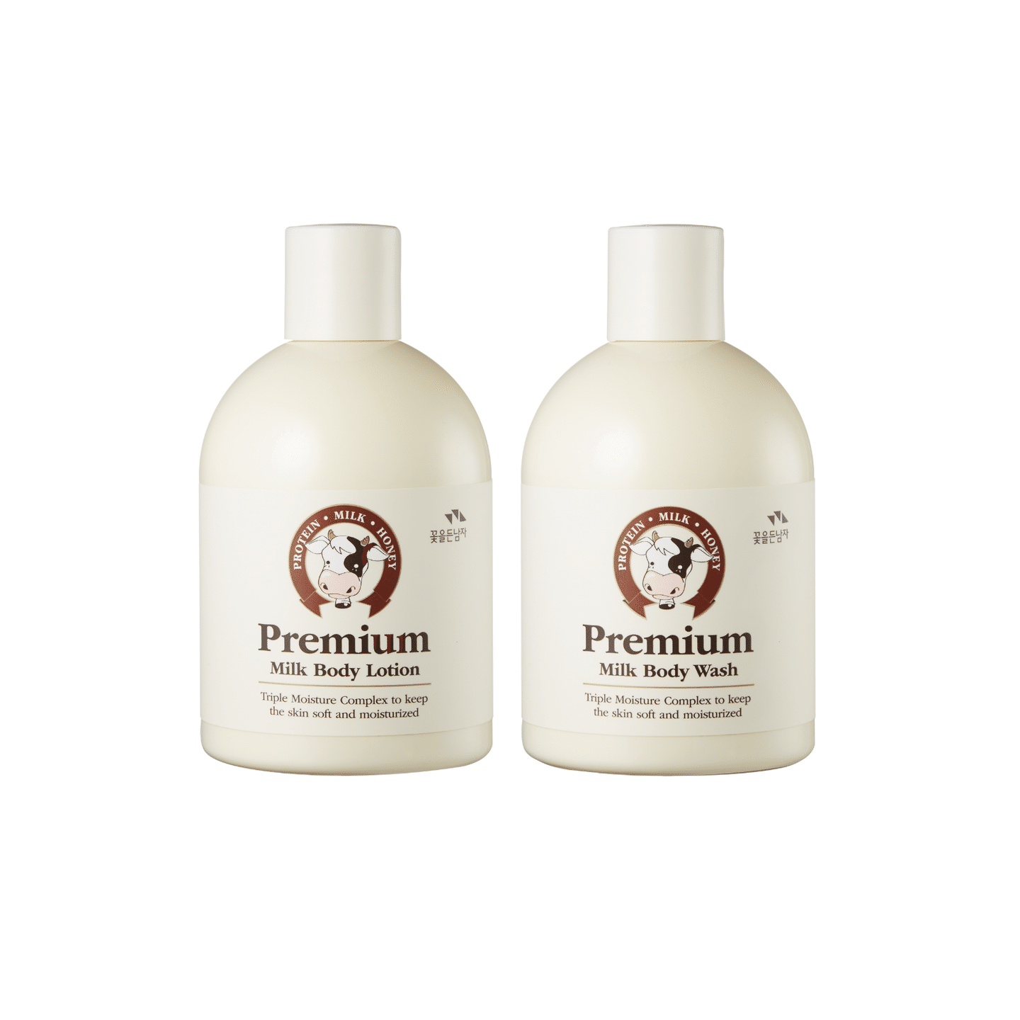 Somang Premium Milk Body Special Set (Body Wash 300ml + Body Lotion 300ml) 1 box