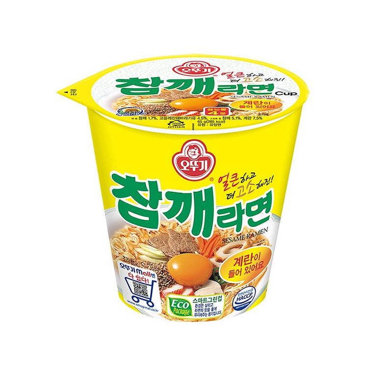 오뚜기 참깨라면 컵