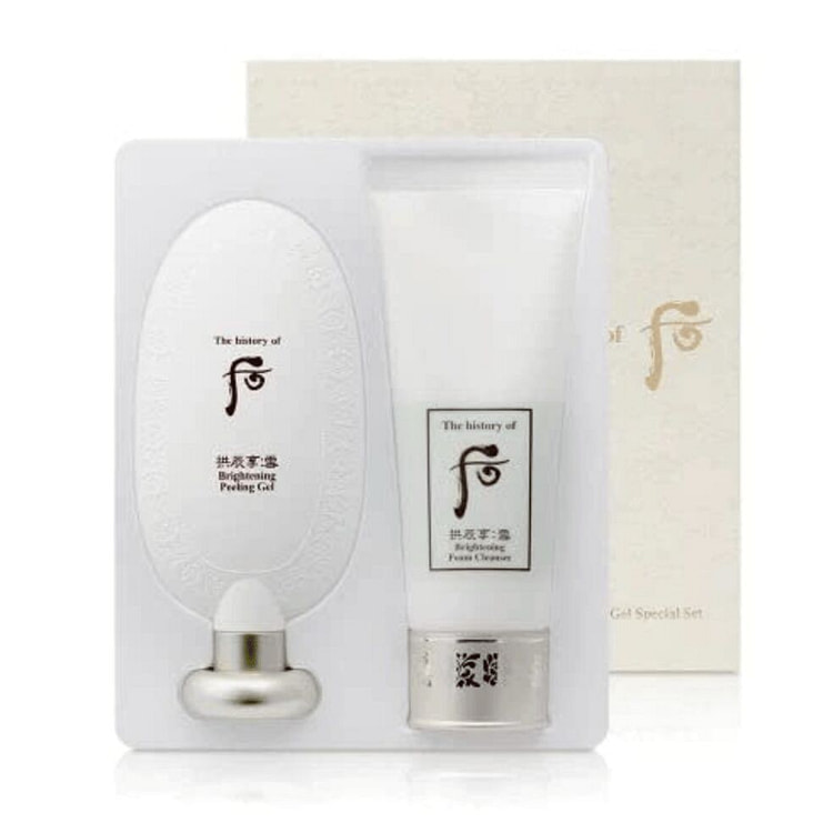 后 (Whoo) 亮白去角质凝胶套装 2 瓶