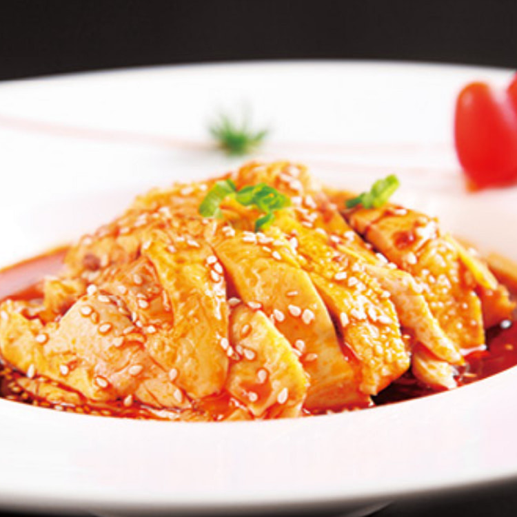 Steamed Chicken with Chili Sauce