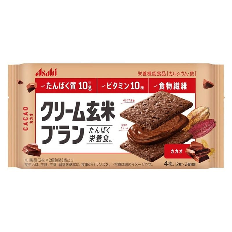 Asahi G Cream cám gạo lứt cacao 72g 1 phần