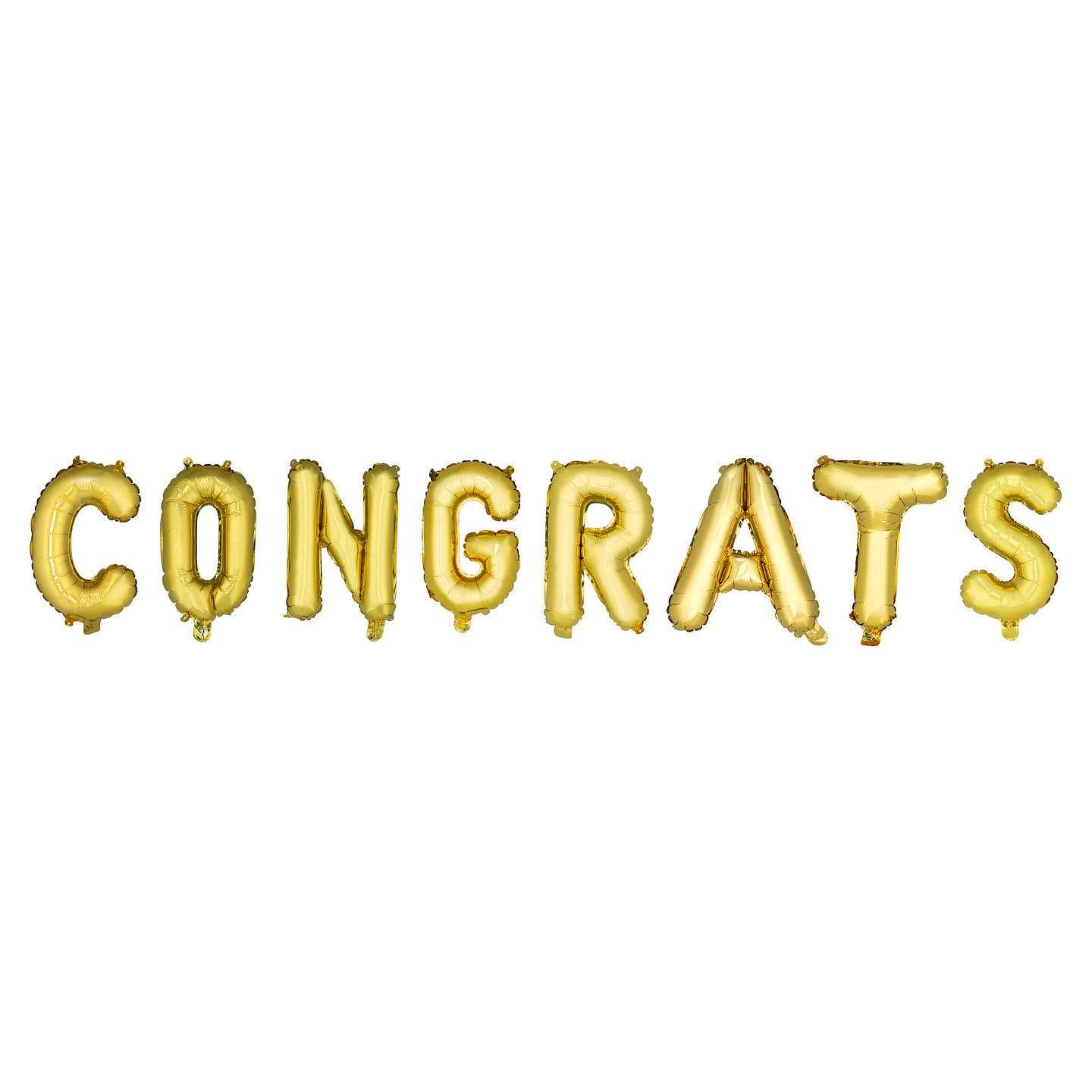 Gold CONGRATS Mylar Balloon 1 each