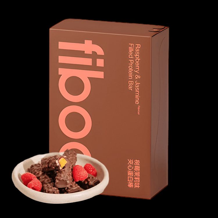 FIBOO Filled Protein Bars #Raspberry&Jasmine -BOGO