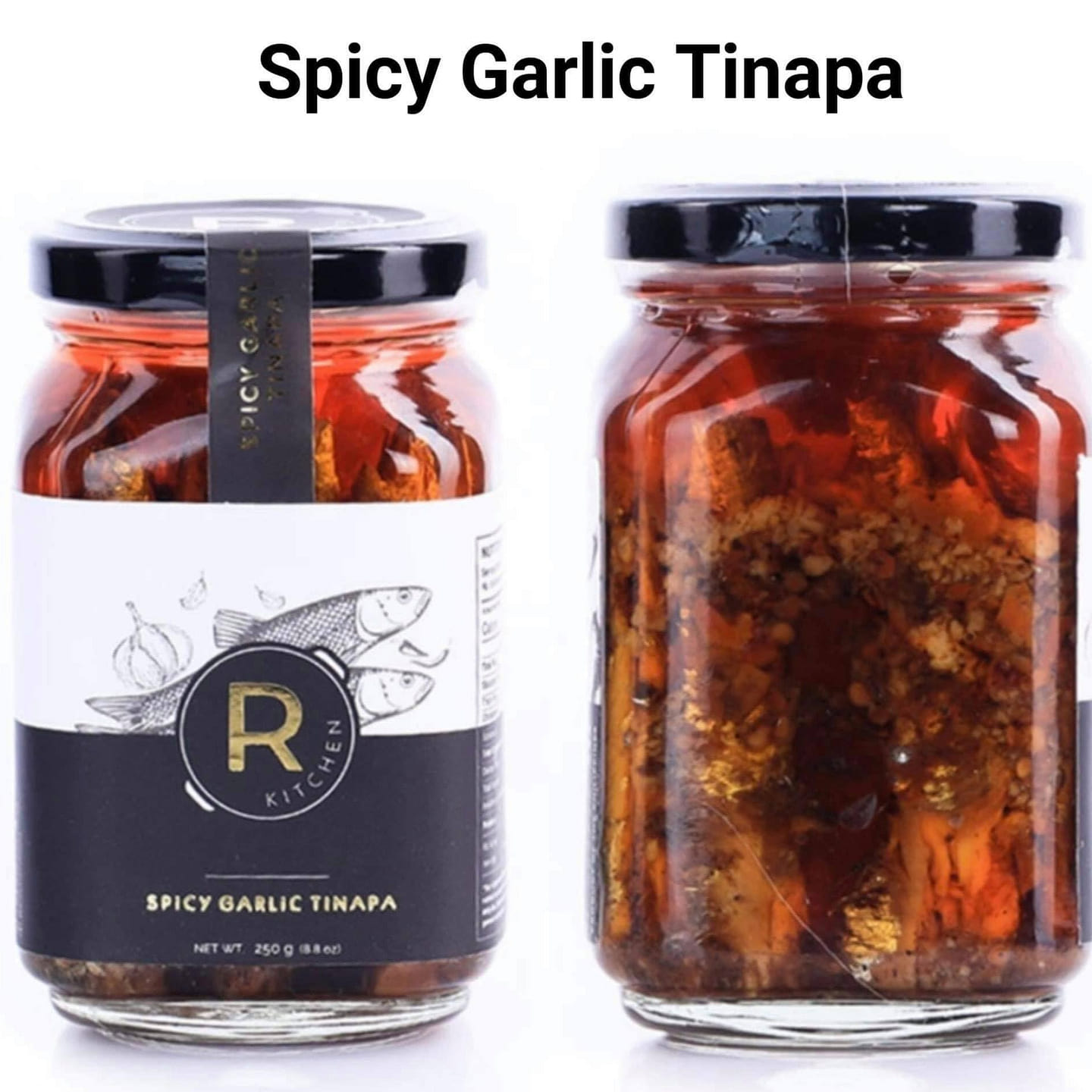 RKitchen Spicy Garlic Tinapa Gourmet Bottle 250 g