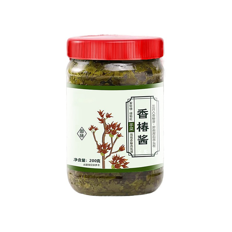 鲤上添味 嫩芽原味香椿酱 200g*1瓶