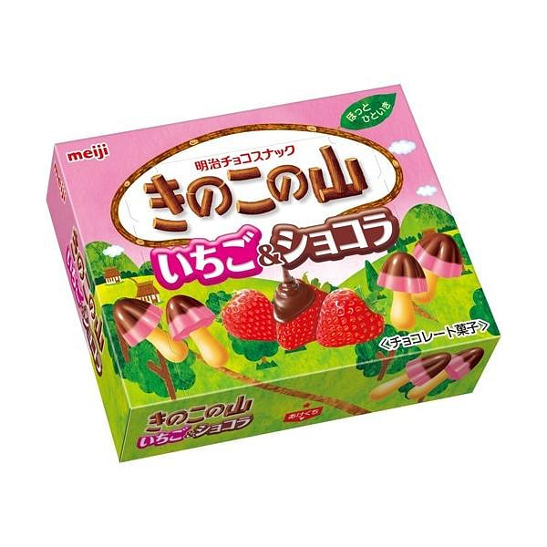 明治草莓和巧克力味蘑菇饼干 BB 08/31/25