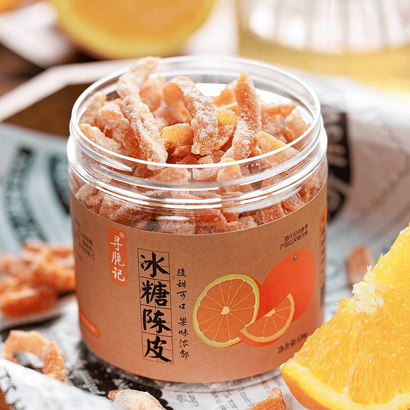 Rock Sugar Dried Tangerine Peel Strips120g*2cans 240 g
