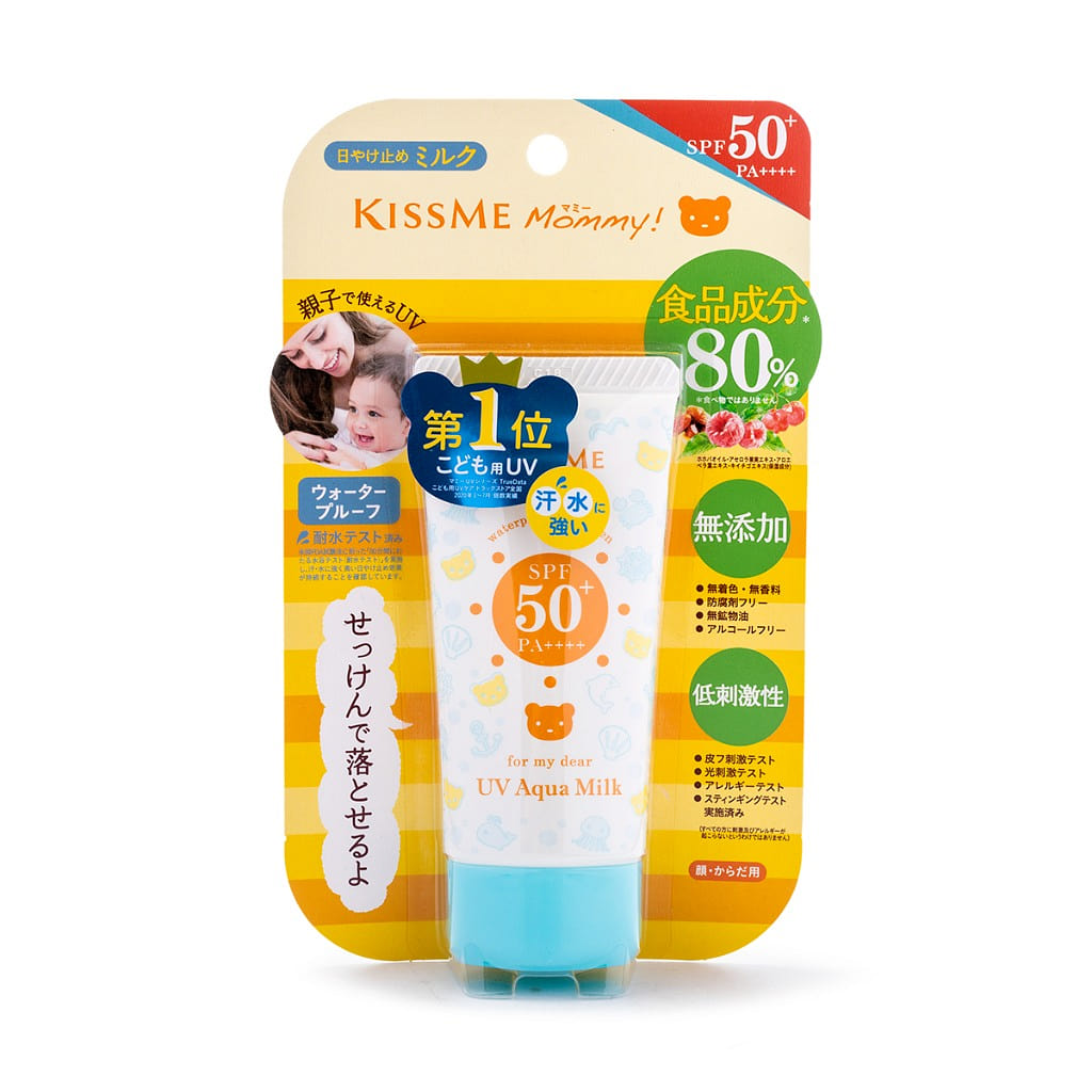 Isehan Kiss Me MOMMY UV Aqua Milk Sunscreen SPF50+ PA++++ 50 g
