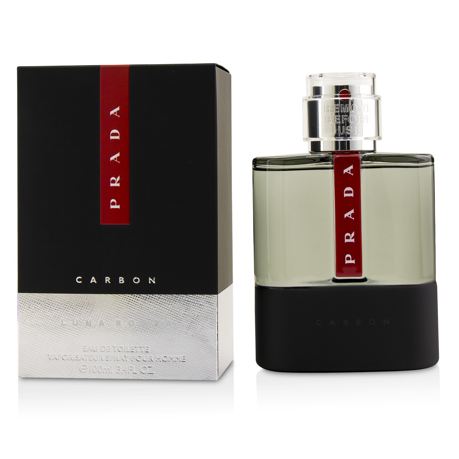 香水(男性用) PRADA BLACK100ml Prada 紅月黑男士淡香水噴霧淡香水100ml/3.4oz - Weee!