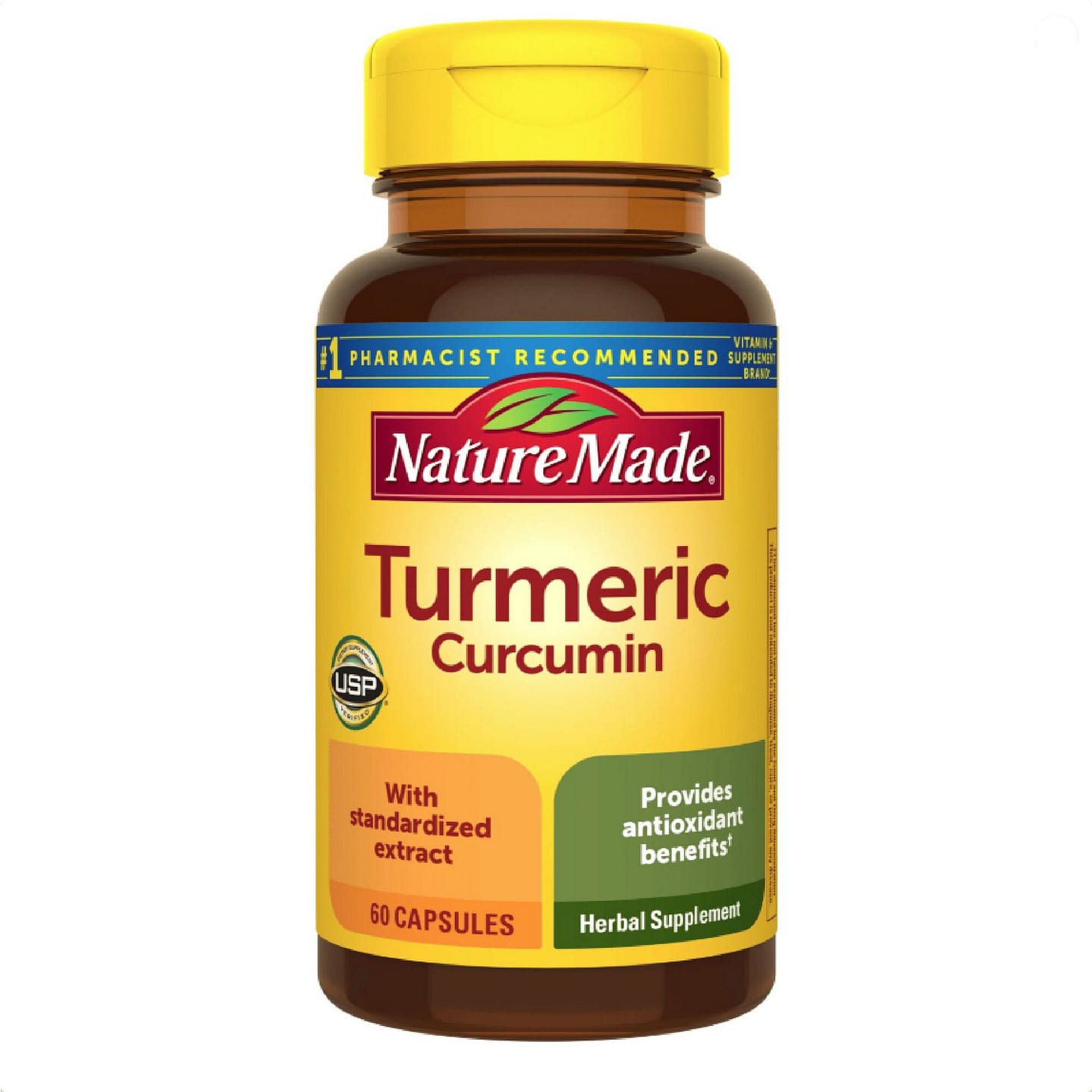 Nature Made Turmeric Curcumin 500mg 60 Capsules 1 bottle