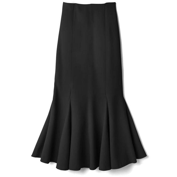 GRL Mermaid Flare Skirt Black L