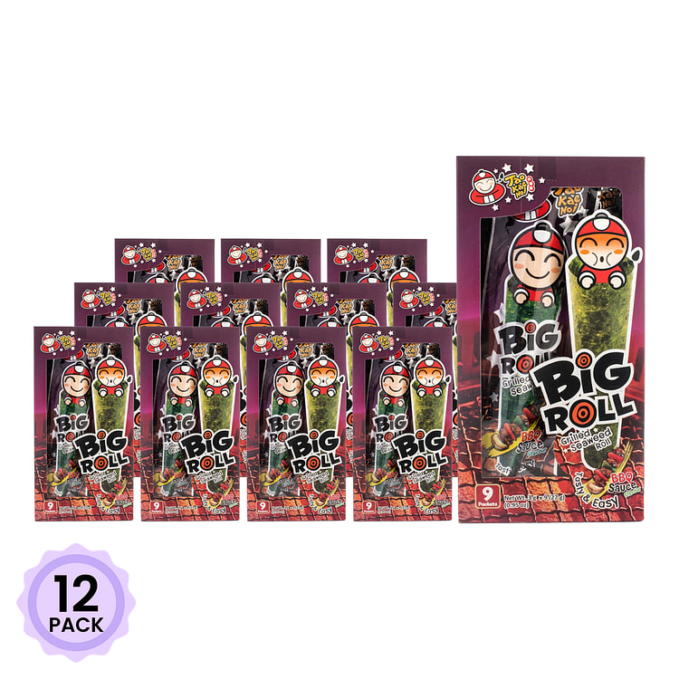 小老板 即食紫菜卷 烧烤味 27 克*12 包