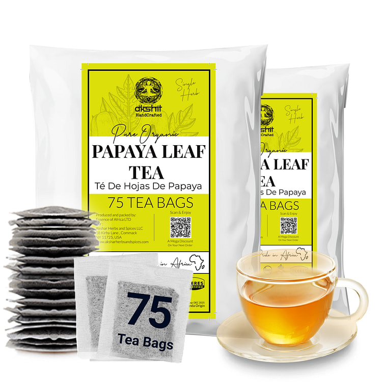 150个木瓜叶茶包，纯木瓜叶茶 (min 9)