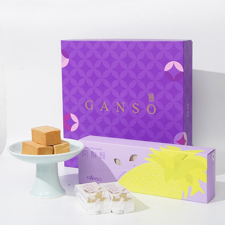 元祖小金砖台湾凤梨酥中式糕点礼盒下午茶零食点心 270 克