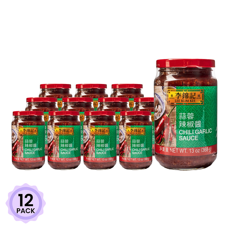李锦记 蒜蓉辣椒酱 13 盎司*12 包
