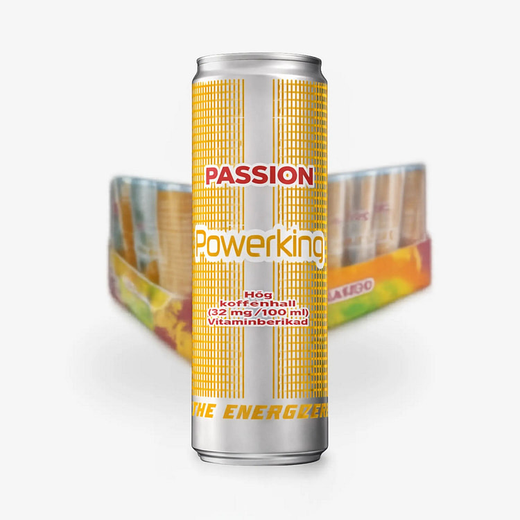 Powerking Passion Energy Drink (Sweden) 1 each