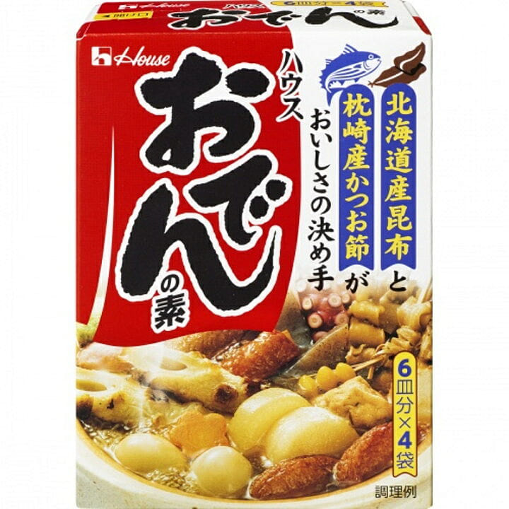 House Foods Oden Seasoning Mix 4 Packets, 77.2g 1 box