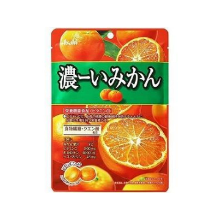 朝日 维生素糖 浓缩橙子 润喉糖 84g
