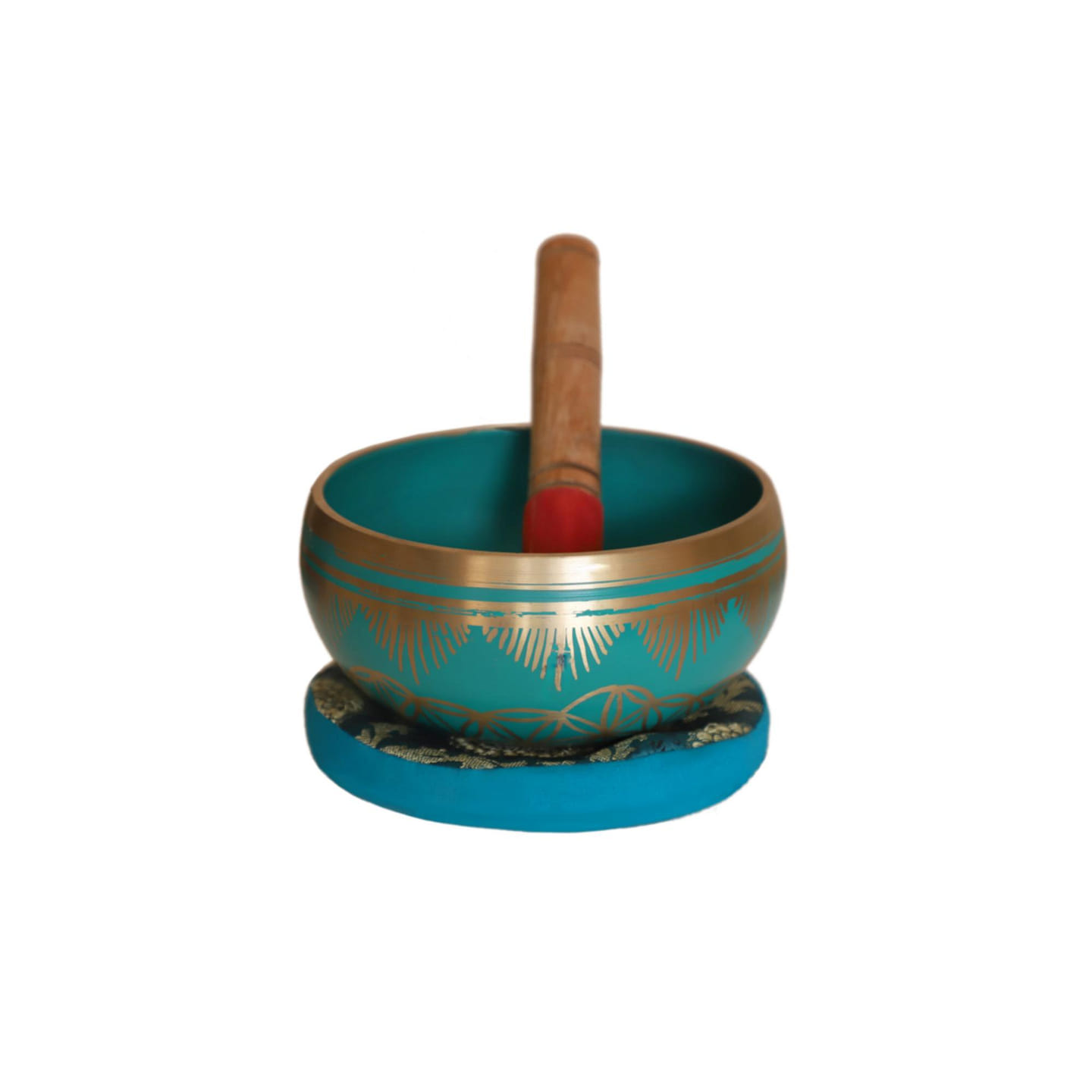 Cottage Handicraft, The Heart Chakra – Green Tibetan Singing Bowl 1 count