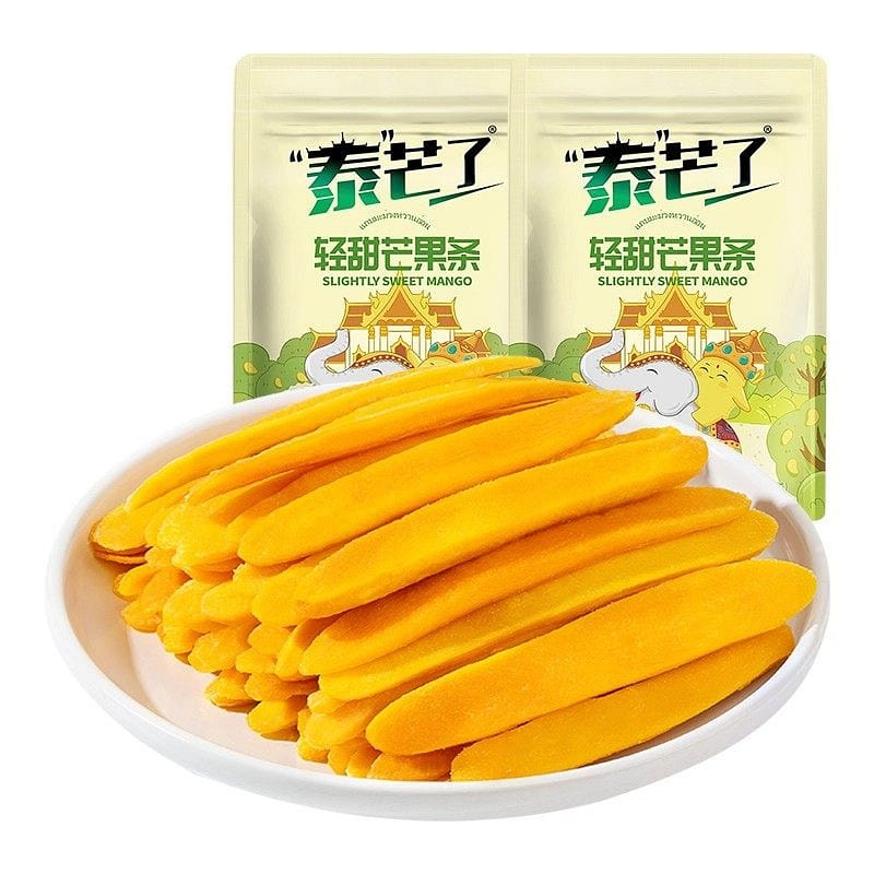 Thai Mango Slices - Lightly Sweet Mango Strips 140 g