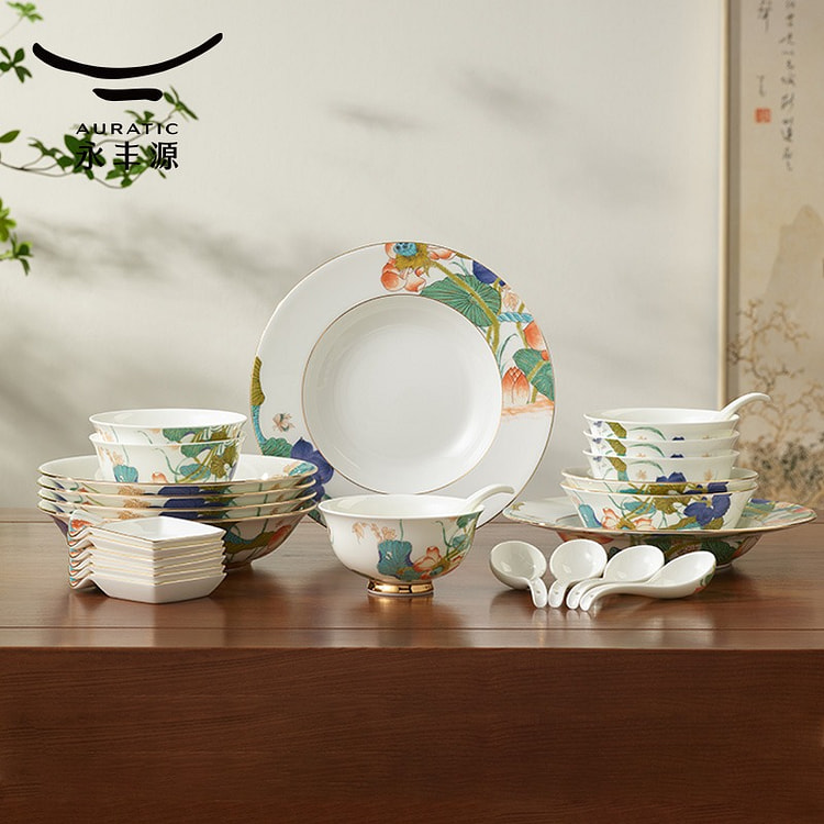 Lotus Breeze 26-Piece Dinner Set for 6 1 box