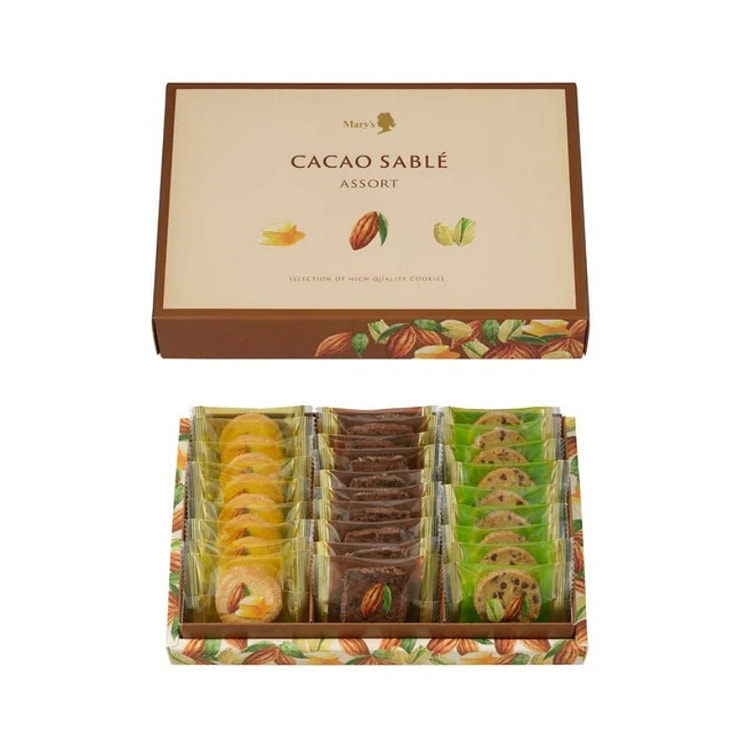Mary's  Chocolate Cocoa Sable Cookies 28 pcs