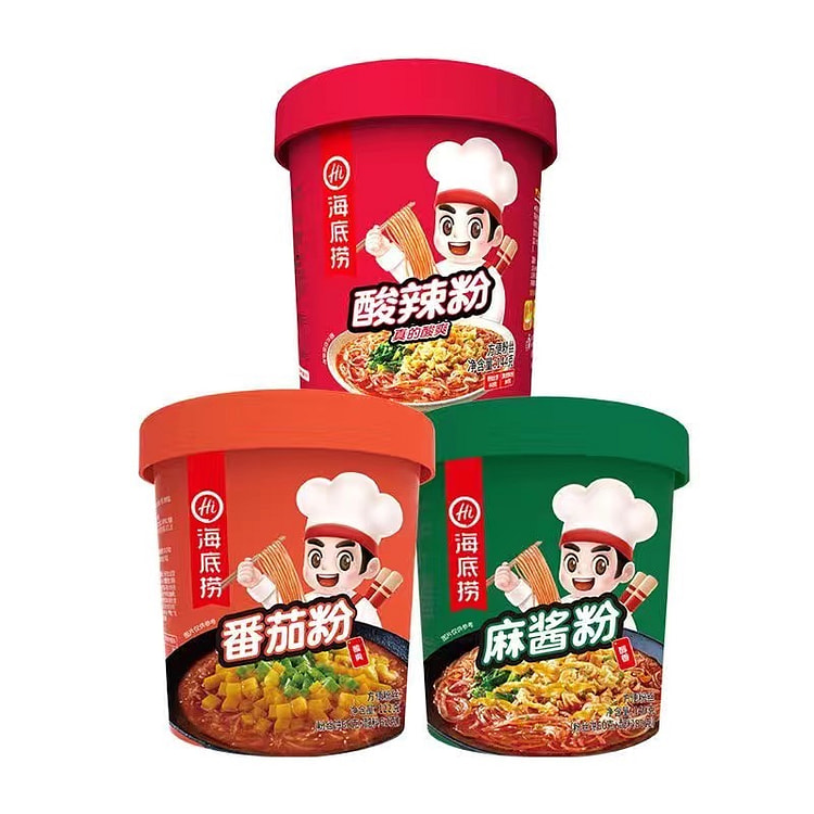 海底捞 酸辣粉+番茄粉+麻酱粉