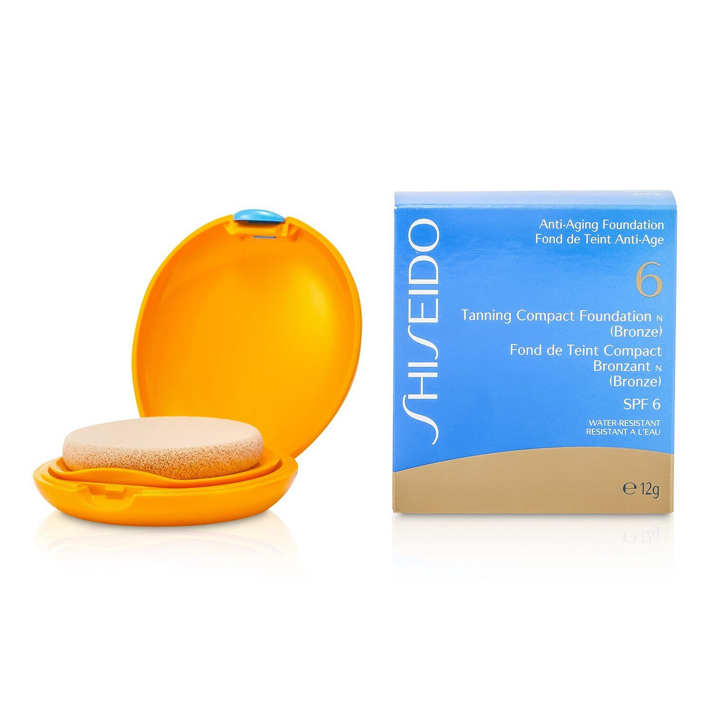 Shiseido Tanning Compact Foundation N SPF6 – Bronze 12g/0.4oz 12 g