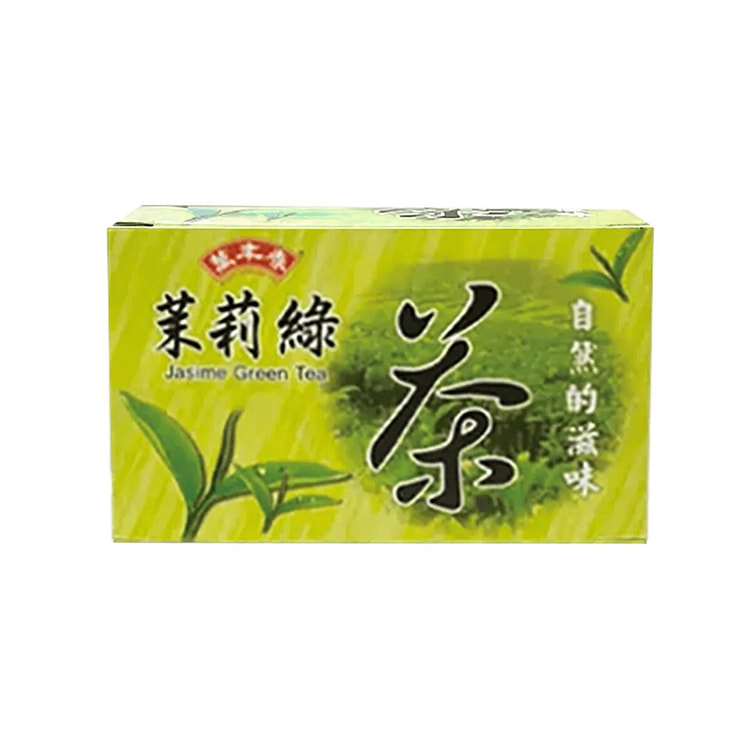 万年春自然滋味茉莉绿茶茶包 20 包*2g / 盒 1 盒