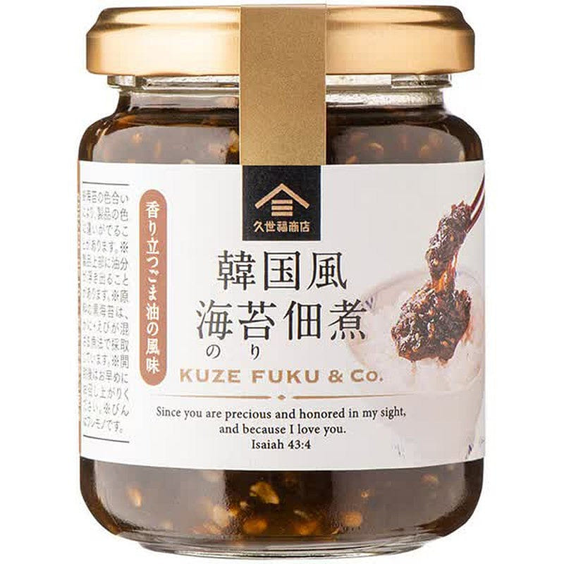 Kuze Fuku Shoten Korean Seaweed Tsukudani 140g 1 each