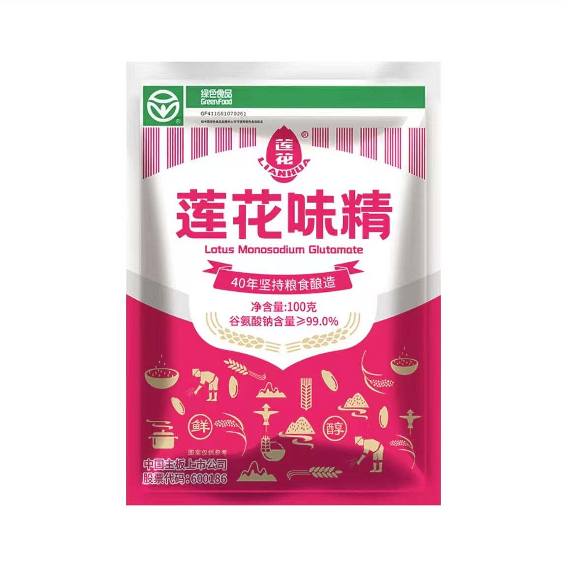 Lotus monosodium glutamate, pure grain brewing, no 100 g