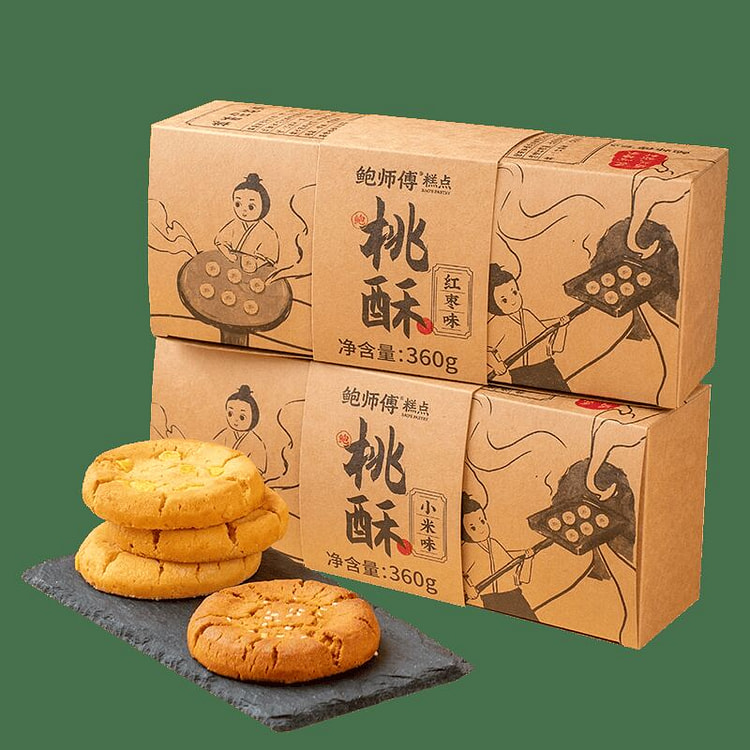 Master Bao Red Date Flavored Peach Crisp 360g 360 g