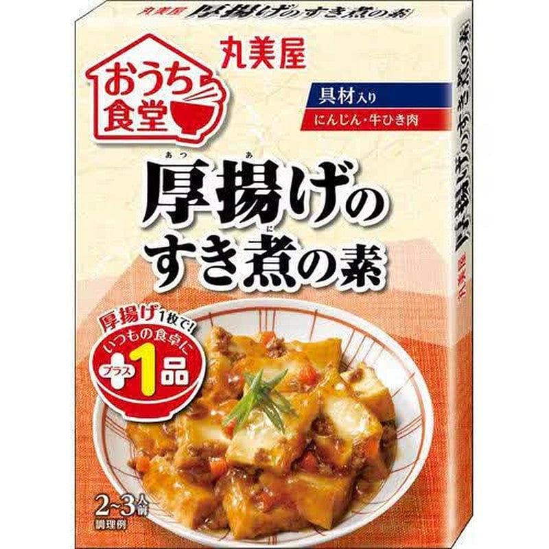 Marumiya Deep Fried Tofu Sukiyaki Base 120g 1 each