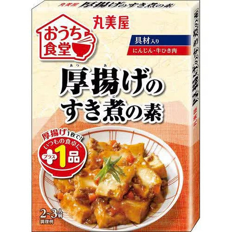 丸美屋家用炸豆腐寿喜烧底料盒装120g 1 份