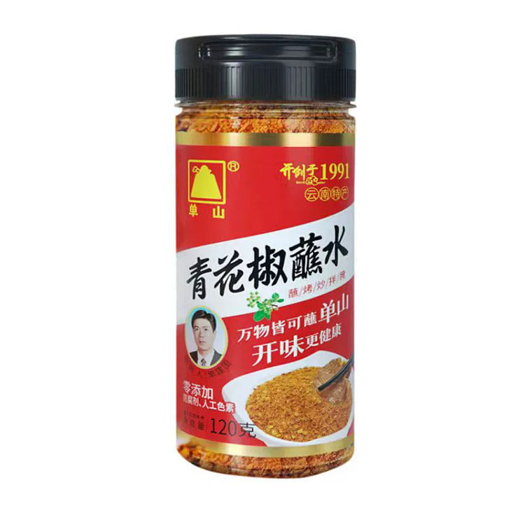 单山青花椒蘸水120g*1瓶 云南烧烤肉蘸料撒料